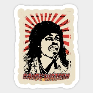 Randy Watson 80s Retro Vintage Aesthetic Sticker